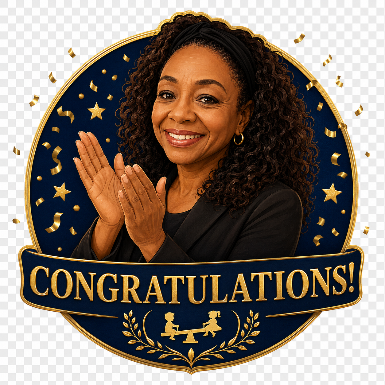 Official Tambra Tinysteps Congratulations sticker