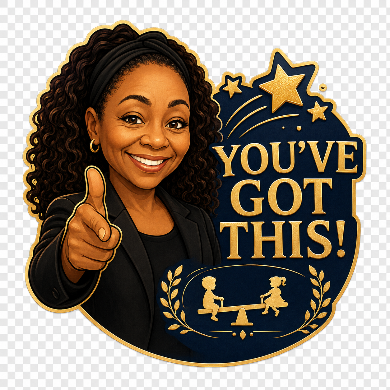 Official Tambra Tinysteps You've Got This sticker